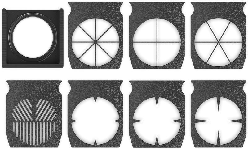 Farpoint Bahtinov Mask Pro with Holder for ZWO Seestar 50 Telescope, Focusing Aid with Bonus Diffraction Spike Masks - Image 1